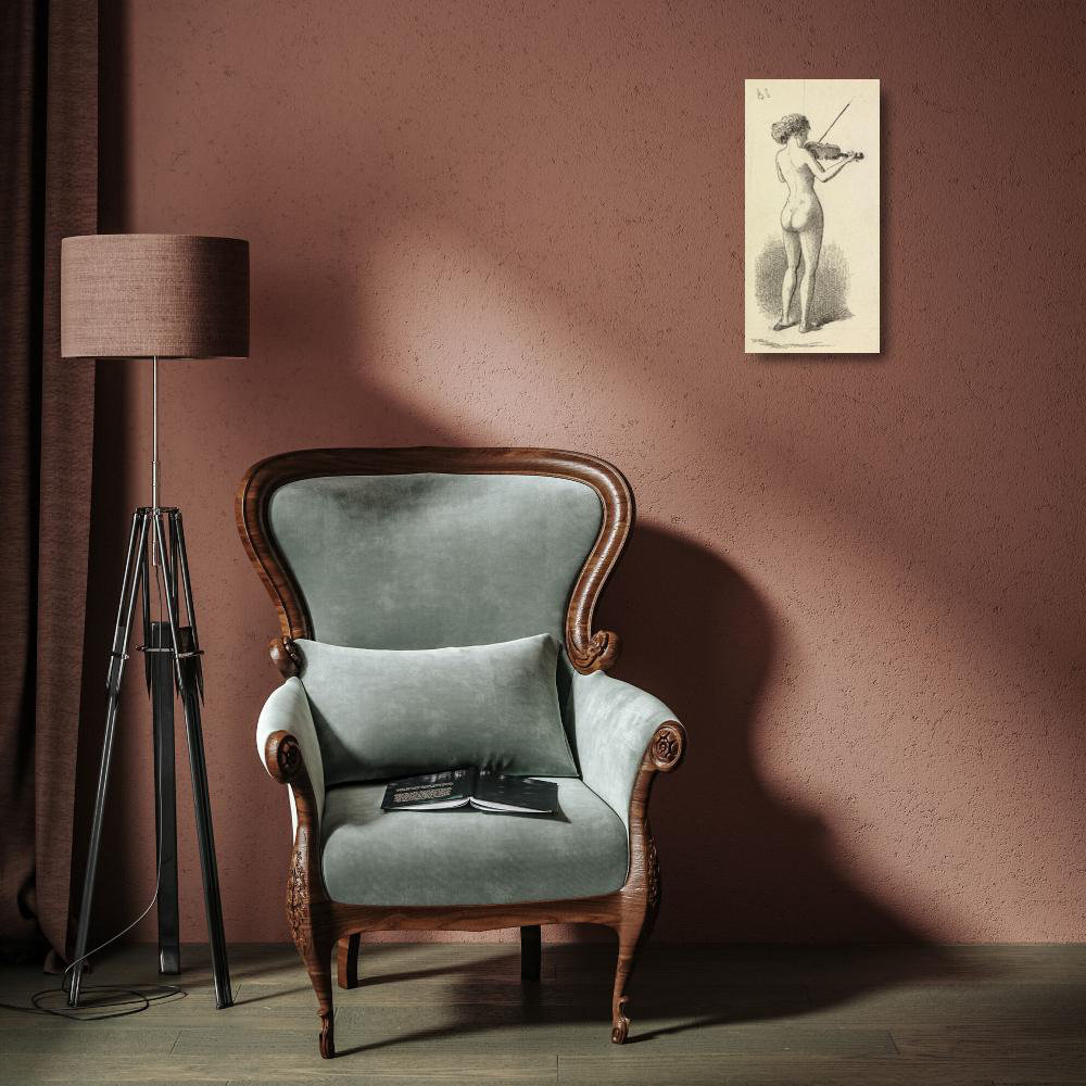 Winston Porter "Nude Woman Playing the Violin" by George Augustus Sala